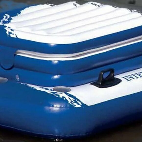 Intex Mega Chill II Inflatable Floating Cooler, 48" X 38" - Picture 2 of 2